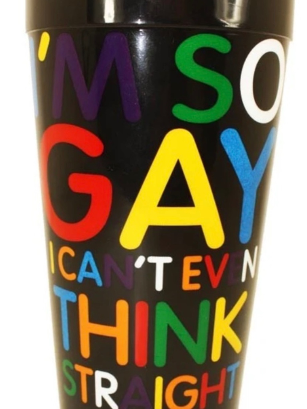 🌈 Set of 3 Kalan "I'm So Gay I Can't Even Think Straight" Cups 16oz